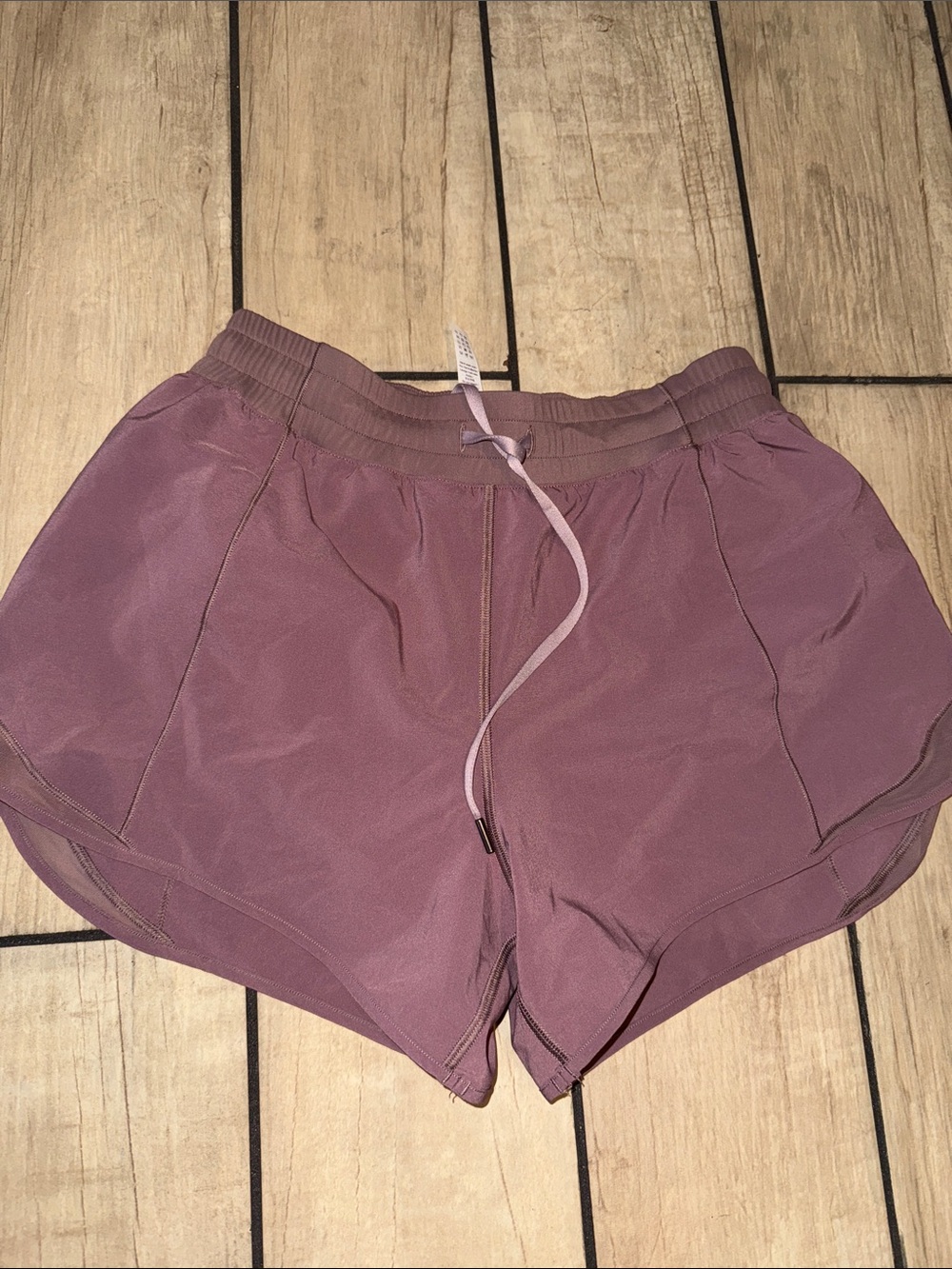 CRZ YOGA Mauve Athletic Running Shorts with Drawstring